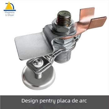 Clamă magnetică de împământare pentru sudură MWGC1-200F3Q, Li Shuai; material NdFeB; seria MWGC1; curent de sudură 200A; forță maximă de tracțiune 30 kg
