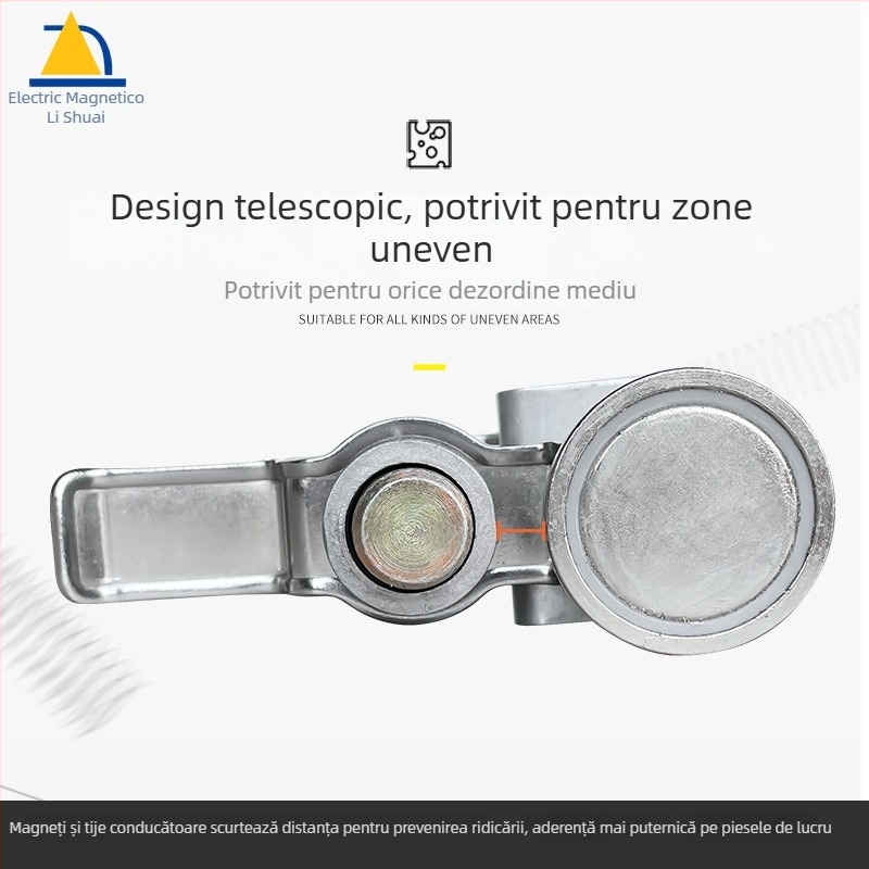 Clamă magnetică de împământare pentru sudură MWGC1-200F3Q, Li Shuai; material NdFeB; seria MWGC1; curent de sudură 200A; forță maximă de tracțiune 30 kg