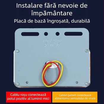 Lumină laterală pentru camion, unghi lat, 24V, impermeabilă, 16W, ABS plastic, durată de viață 50.000 h
