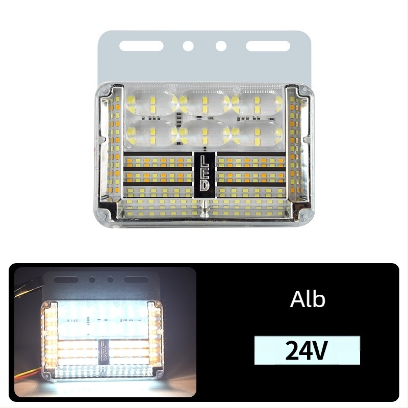 24V LED ultraluminoase pentru partea inferioară a camionului, lumini impermeabile pentru indicarea lățimii și semnalizare, fără fir de împământare necesar