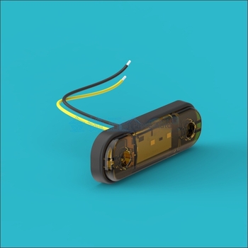 Lumină laterală auto cu 3 LED, semnalizare impermeabilă, 12/24V, plastic tehnic LM-1001 pentru retrofit
