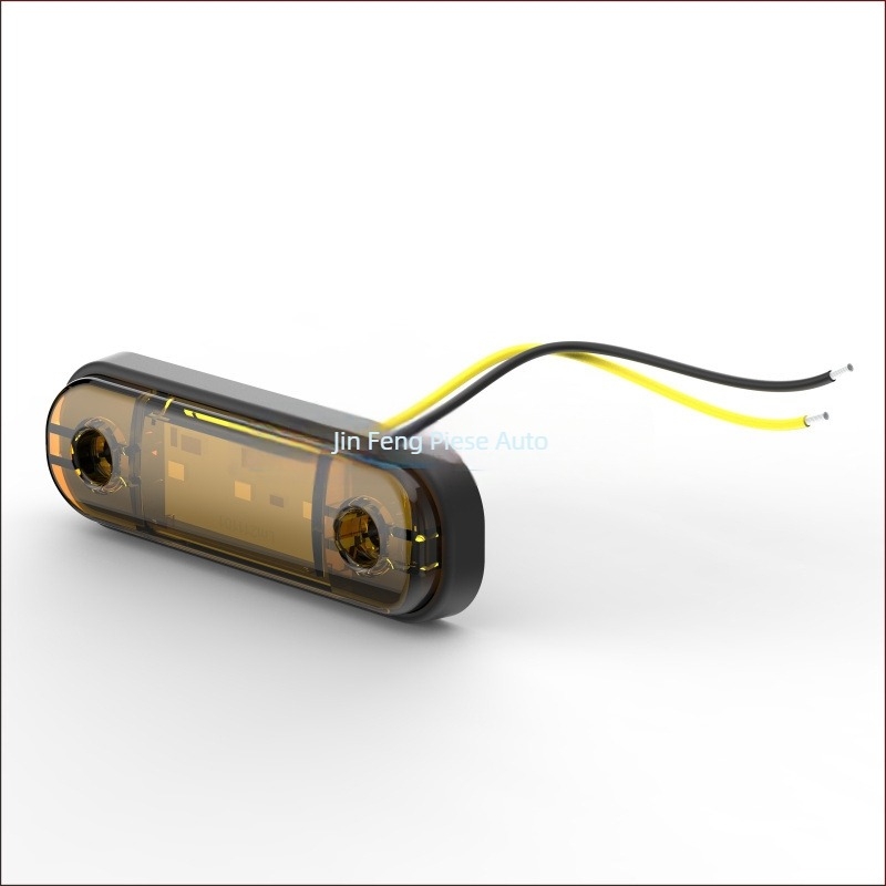 Lumină laterală auto cu 3 LED, semnalizare impermeabilă, 12/24V, plastic tehnic LM-1001 pentru retrofit