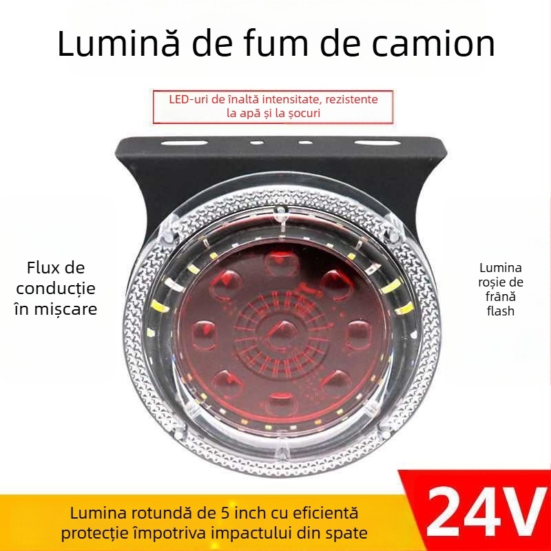 Lumină LED strob pentru camion - lampă de avertizare impermeabilă pentru remorcă, anti-coliziune, model rT3vq