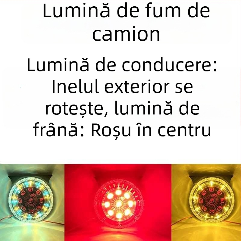 Lumină LED strob pentru camion - lampă de avertizare impermeabilă pentru remorcă, anti-coliziune, model rT3vq
