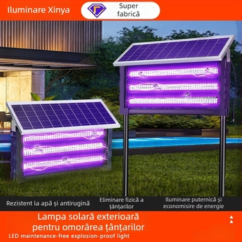 Lampă solară pentru omorârea țânțarilor, exterior, model MWD-tyn-H, tensiune 240 V, design rotund-patrat, marcă Xinya