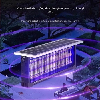Lampă solară pentru omorârea țânțarilor, exterior, model MWD-tyn-H, tensiune 240 V, design rotund-patrat, marcă Xinya