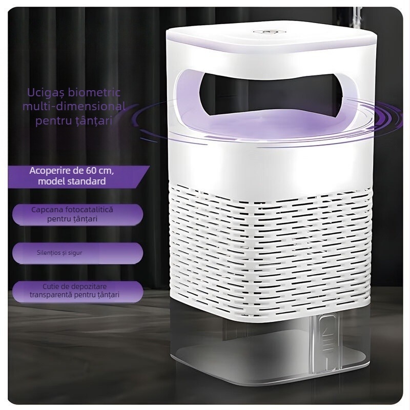 Lampă antițânțari cu aspirație – funcționare silențioasă în interior, model Little e bionic lamp, tensiune 50V