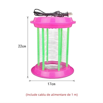 Lampa electrică pentru combaterea țânțarilor în ferme, capcană silențioasă pentru insecte și molii, tensiune 36V sau mai mică