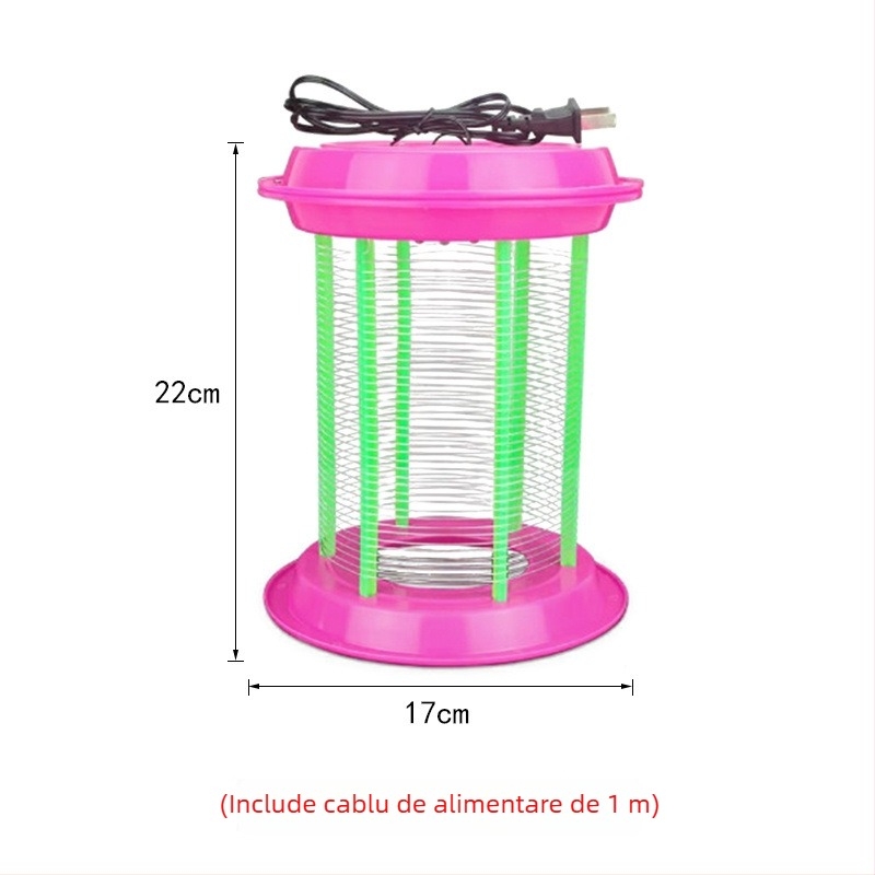 Lampa electrică pentru combaterea țânțarilor în ferme, capcană silențioasă pentru insecte și molii, tensiune 36V sau mai mică