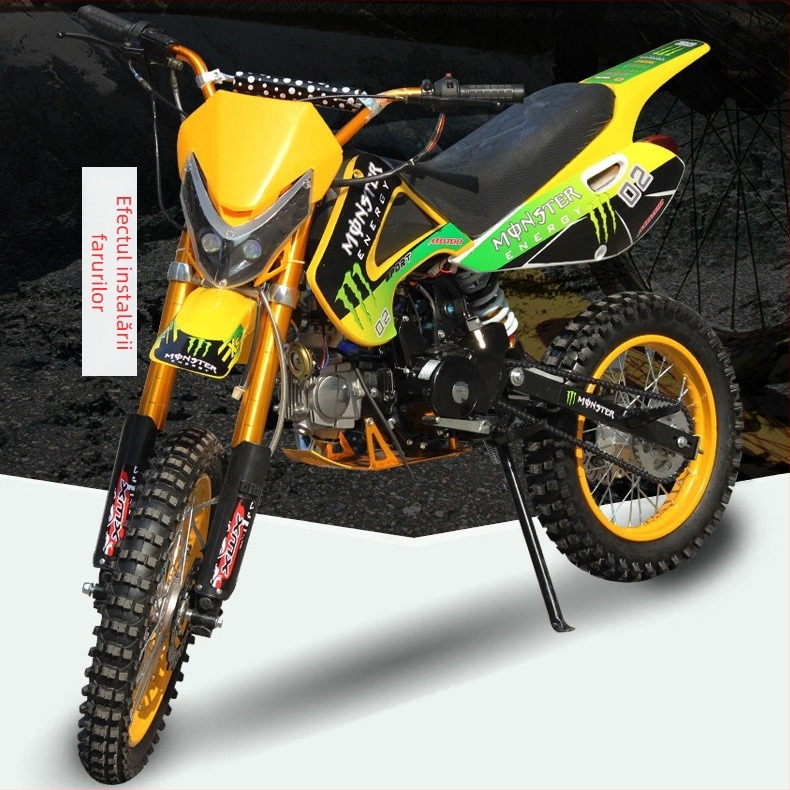 Far LED Grimace pentru motocicletă off-road, abajur din plastic, 10W, 12V