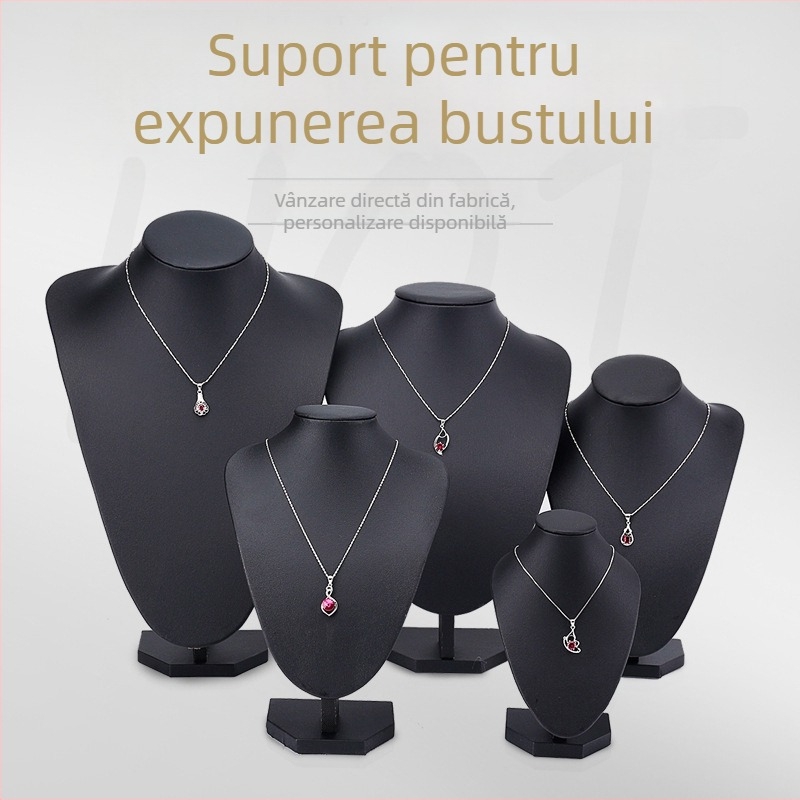 Yayi raft portret pentru bijuterii, PU material, stil Portrait, suport pentru coliere, vară 2021