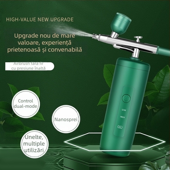 Dispozitiv de infuzie cu oxigen pentru uz casnic, ceață nano, portabil, baterie încorporată, pulverizare rece, treapta 1, finisaj acoperire; timpul de ceață 61–120 s.