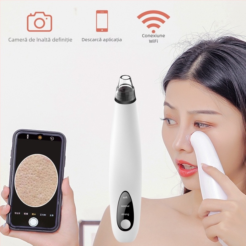 Îndepărtător electric pentru puncte negre, aspirație, exfoliere, 3 viteze, model SL0001