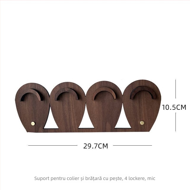 Raft de afișare bijuterii, stil retro chinezesc cu patru lanțuri, marcă Fish, material TPR, cinci niveluri, iarna 2023, stil feminin