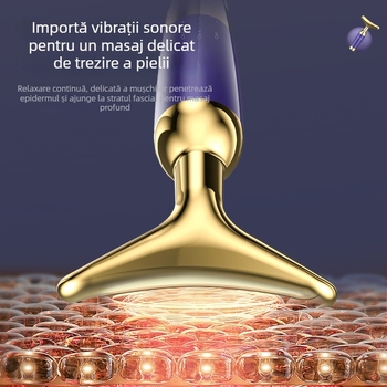 Instrument pentru gât pentru ridicare facială, masaj prin vibrații; model MGE-018; greutate 70 g