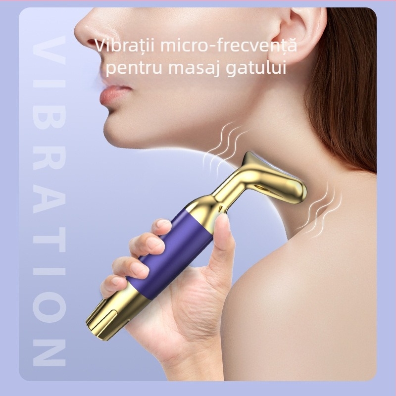 Instrument pentru gât pentru ridicare facială, masaj prin vibrații; model MGE-018; greutate 70 g