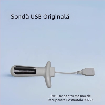 9022X Dispozitiv integrat pentru mușchii planșei pelvine cu sondă USB, dispozitiv portabil pentru recuperare postpartum și îngrijire intimă, IPX5 rezistent la apă