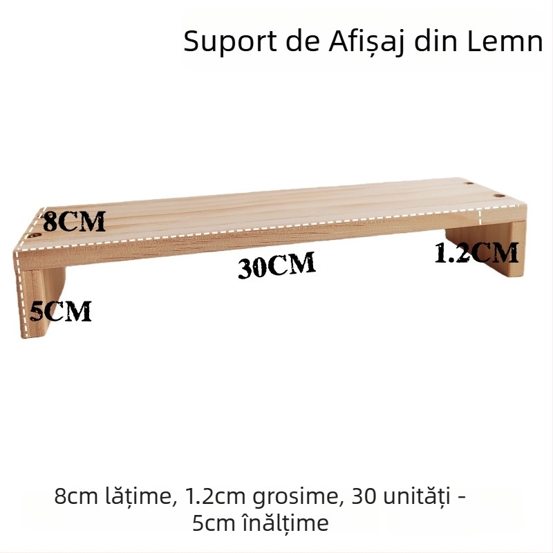 Stand din lemn cu trei etaje pentru bijuterii