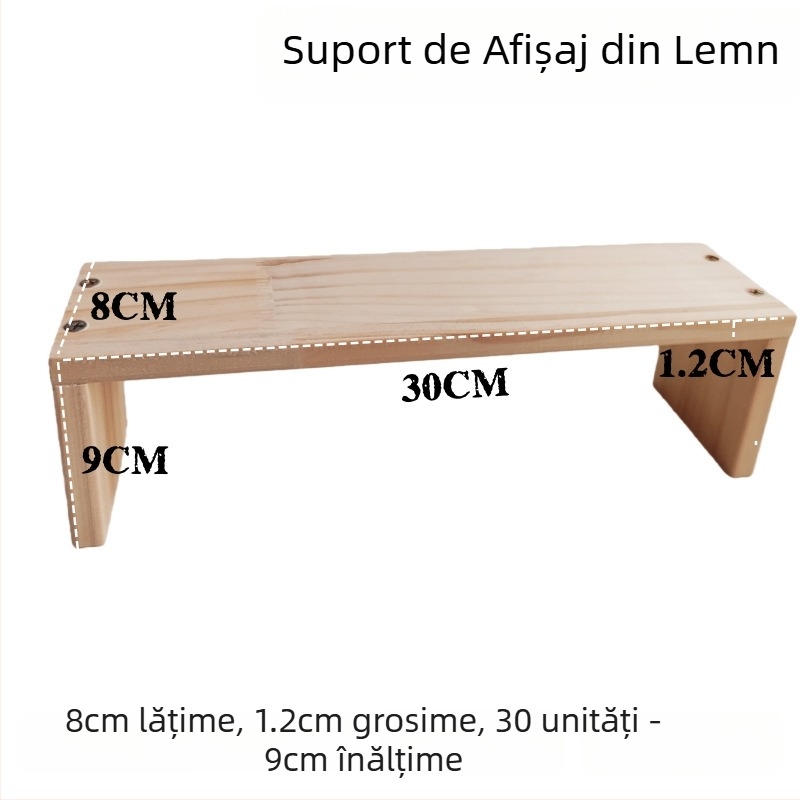 Stand din lemn cu trei etaje pentru bijuterii