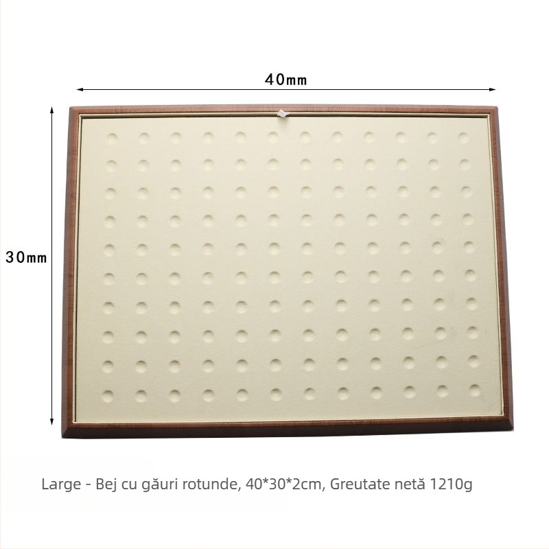 Stativ pentru bijuterii cu stil artistic, formă de plăci, material fibră super, lansare primăvara 2024