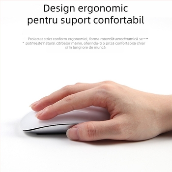 Mouse Bluetooth pentru Mac – 1600 DPI, 2 butoane, încărcare Type-C, conexiune wireless, rotiță tactilă