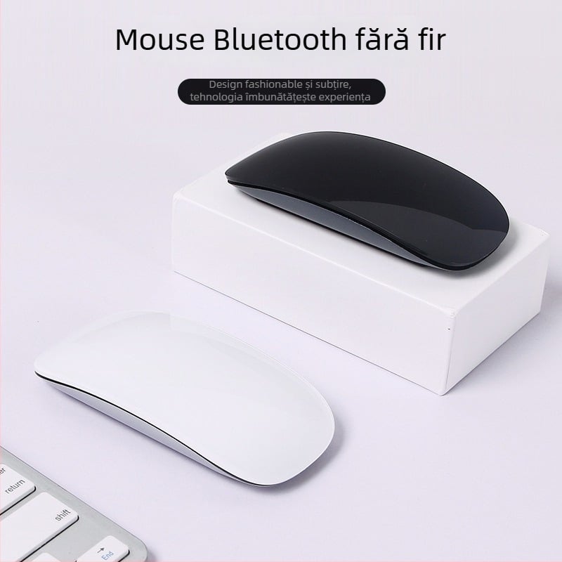Mouse Bluetooth pentru Mac – 1600 DPI, 2 butoane, încărcare Type-C, conexiune wireless, rotiță tactilă