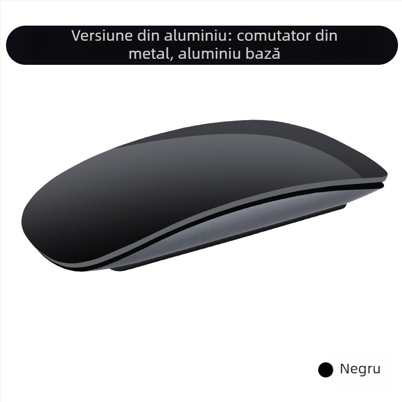 Mouse Bluetooth pentru Mac – 1600 DPI, 2 butoane, încărcare Type-C, conexiune wireless, rotiță tactilă