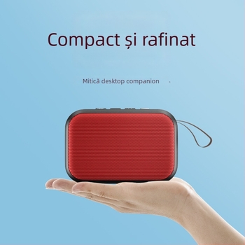 Difuzor Bluetooth portabil cu slot pentru card, sunet stereo wireless, alimentare USB, Bluetooth 4.2, 3W, 60 Hz–15 kHz, SNR ≥70 dB