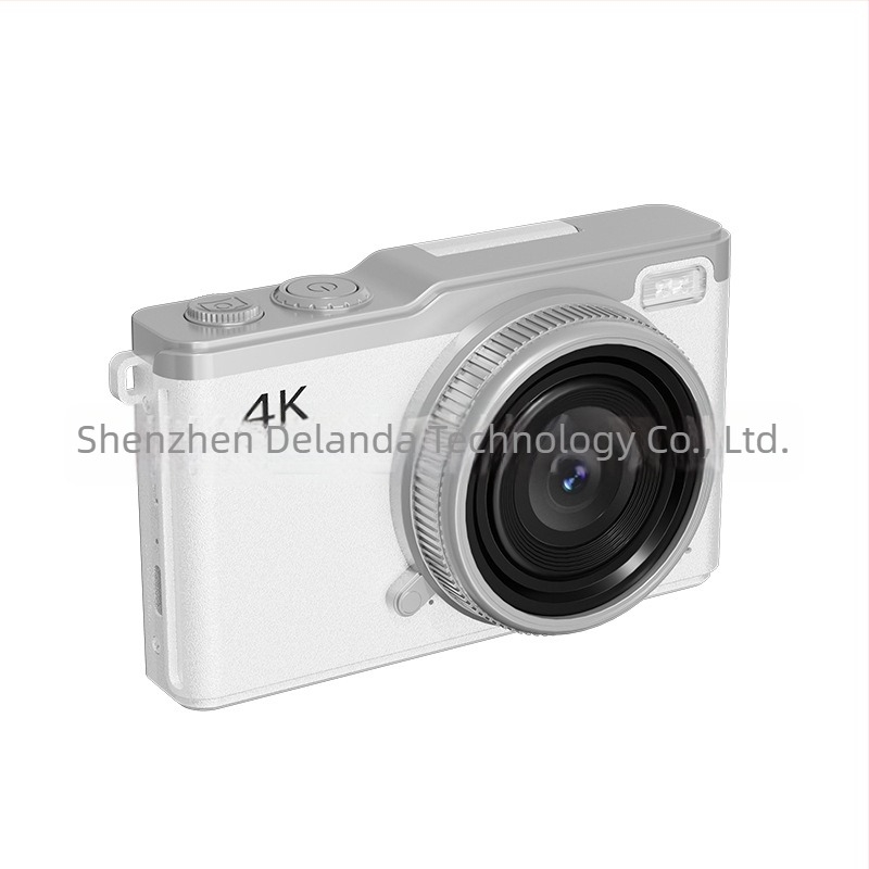 DELANDA D72 Cameră fără oglindă — senzor 64 MP, ecran LCD 2,4\", stabilizare electronică a imaginii, obiectiv fix, control manual complet