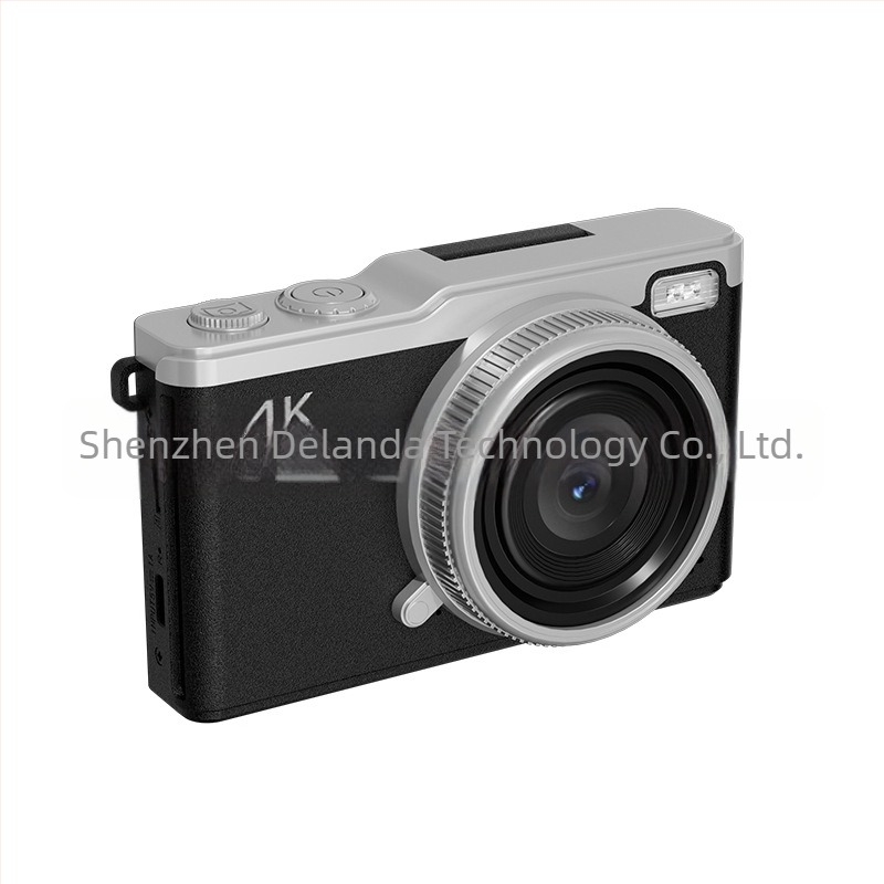 DELANDA D72 Cameră fără oglindă — senzor 64 MP, ecran LCD 2,4\", stabilizare electronică a imaginii, obiectiv fix, control manual complet