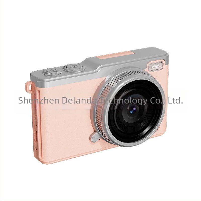 DELANDA D72 Cameră fără oglindă — senzor 64 MP, ecran LCD 2,4\", stabilizare electronică a imaginii, obiectiv fix, control manual complet