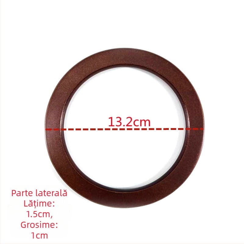 Geantă rotundă din lemn, țesută – geantă de damă (Cod 0726; Primăvara 2022; Material: Lemn; Model: Altul)