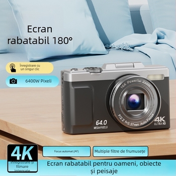 Cameră M25 CCDS fără oglindă, obiectiv periscop, 16x zoom optic, video 1080p, ecran tactil 2,8 inch, control manual