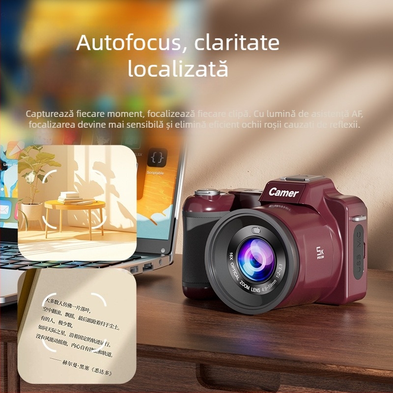 Cameră digitală M29 cu senzor CMOS 1/2.3'', 21MP, rezoluție 6144×4912, zoom digital 16x, obiectiv periscop