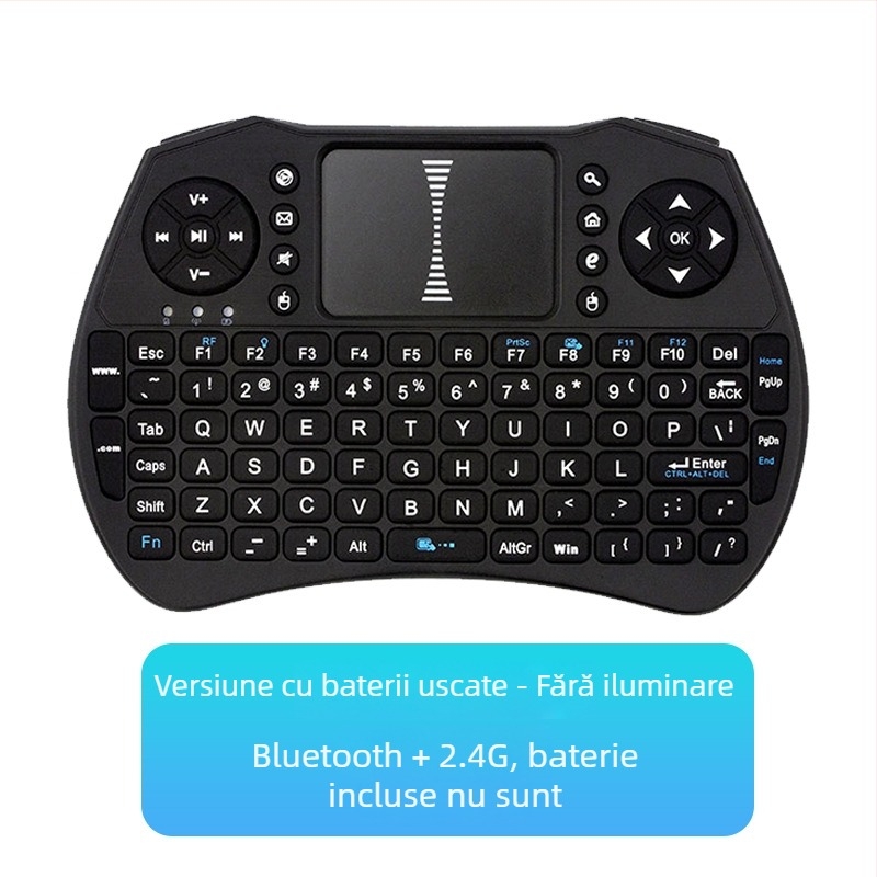 Tastatură Bluetooth cu iluminare RGB, wireless, 88–98 taste, conectare la două dispozitive, carcasă ABS