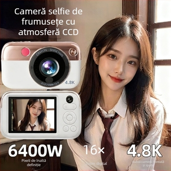 Cameră digitală compactă cu senzor CCD 1/2.3-inch, zoom optic 8x, ecran LCD 2.5-inch, rezoluție maximă 1280x1024