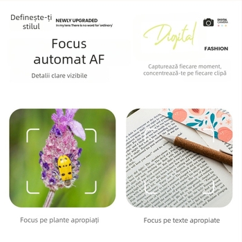 Cameră digitală compactă cu senzor CCD 1/2.3-inch, zoom optic 8x, ecran LCD 2.5-inch, rezoluție maximă 1280x1024