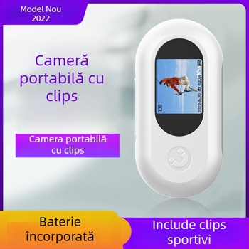 GO2 Mini Cameră de Acțiune cu atașament magnetic — CMOS 8 MP, rezoluție maximă 800x600, Wi‑Fi, Stabilizare electronică a imaginii, obiectiv ultra-wide
