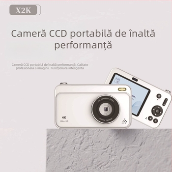 Cameră digitală CCD cu senzor 1/1.7'', peste 20MP, zoom digital 8x, ecran LCD 2.3'', mod manual