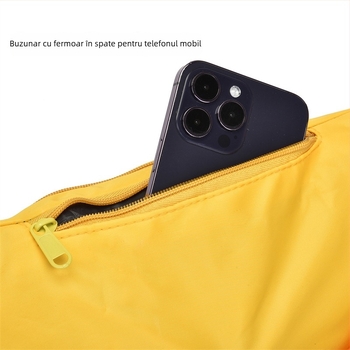 Borsetă de talie pentru telefon, capacitate mare, impermeabilă, cross-body pentru drumeții, buzunar pentru documente și buzunar interior de tip patch (Oxford țesătură; fermoar; buzunar pentru documente; buzunar patch interior; buzunar intermediar)