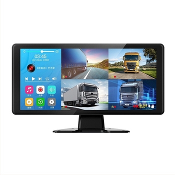 Sight Walker cameră de bord pentru camion, vizionare nocturnă color completă, patru canale, unghi de 120°, 1080p, suport TF până la 128GB, control tactil