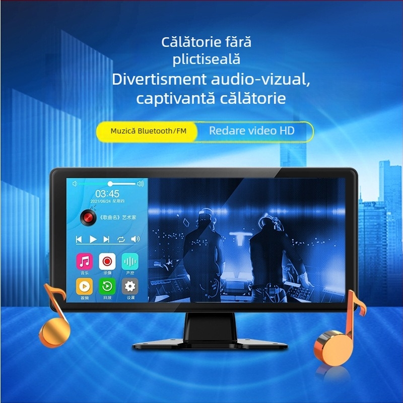 Sight Walker cameră de bord pentru camion, vizionare nocturnă color completă, patru canale, unghi de 120°, 1080p, suport TF până la 128GB, control tactil