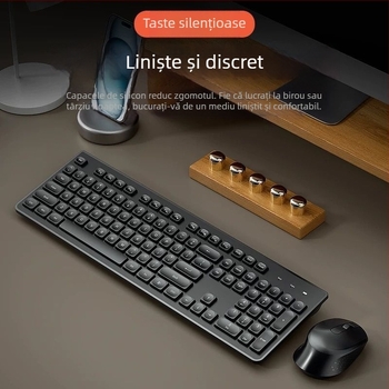 Set tastatură și mouse fără fir – receptor USB, 1000 DPI, rezoluție optică (1000 DPI, interfață USB pentru tastatură și mouse, receptor USB)