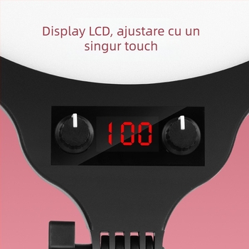Iluminare LED pentru streaming live, model AL-10, 15W, 5V 2A