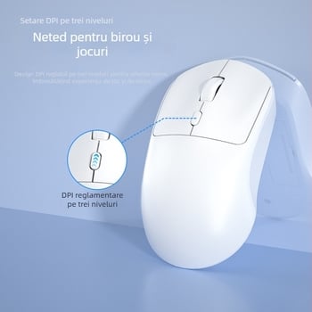 GPW-9 Mouse wireless Bluetooth, 1600 DPI, 4 butoane, 100 g, Compatibil cu notebook