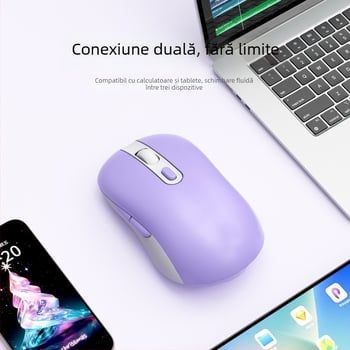 Mouse fără fir C4025, 6 butoane, Plug and Play, ergonomic, compatibil cu calculatorul, smartphone și tabletă