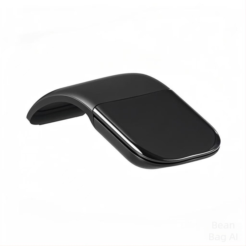 Mouse optic pliabil, ultra-subțire, wireless 2.4G + Bluetooth, 1600 DPI, ergonomic pentru laptop