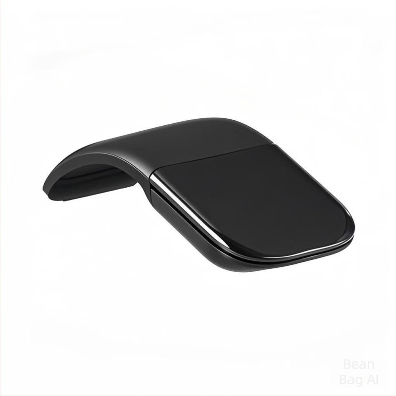 Mouse optic pliabil, ultra-subțire, wireless 2.4G + Bluetooth, 1600 DPI, ergonomic pentru laptop