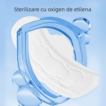 Morning Industry absorbant ginecologic steril, din bumbac pur, respirabil, pentru utilizare ziua și noaptea