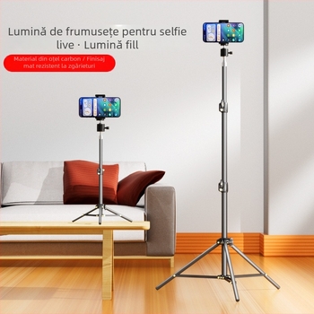 Trepied pentru fotografie cu pan-tilt sferic, model 8817/8821, CPCC material, capacitate încărcare 2-5 kg